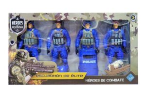 SOLDADOS COMANDO ANTIDISTURBIOS EL DUENDE AZUL VR1 7534 POLICIA AZUL - Imagen 3