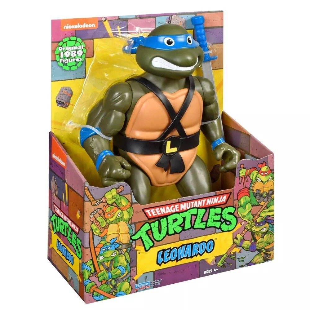 TORTUGAS NINJAS FIGURA X2 CON ARMAS Y ACCS VR1 81140 LEONARDO Y