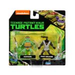TORTUGAS NINJAS FIGURA X2 CON ARMAS Y ACCS VR2 81140 RAPHAEL Y FOOT SOLDIER
