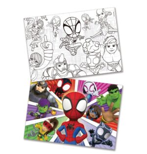 PUZZLE DE PISO SUPERGIGANTE 24 PZAS BIFAZ SPIDEY Y SUS AMIGOS COD VSP03312 - Imagen 2