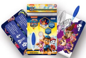 AGUA WOW PAW PATROL LIBRO ARTE P/ PINTAR C/ LAPIZ MAGICO COD SPC09930