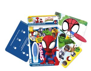 AGUA WOW SPIDEY LIBRO ARTE P/ PINTAR C/ LAPIZ MAGICO COD VSP03309