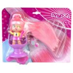 FIGURA PINYPON SUPER MELENA CON ACCESORIOS VARIOS MODELOS VR1 33000 MELENA ROSA