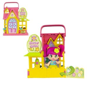 PINYPON MINI CASITA CON FIGURA Y ACCESORIOS 2 MODELOS VR1 26000 CASITA DE LAS FLORES - Imagen 4