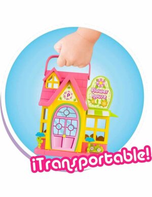 PINYPON MINI CASITA CON FIGURA Y ACCESORIOS 2 MODELOS VR1 26000 CASITA DE LAS FLORES - Imagen 3