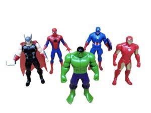 FIGURAS MEGAPACK X5 AVENGERS 10 CM ARTICULADOS COD 54003 - Imagen 4