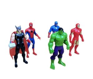 FIGURAS MEGAPACK X5 AVENGERS 10 CM ARTICULADOS COD 54003 - Imagen 2