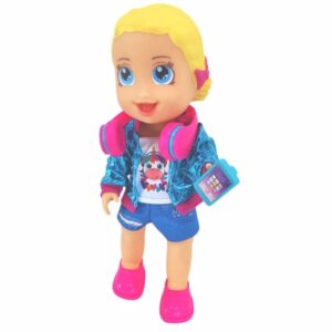 MUÑECA MENINA MY LITTLE VAMOS A VIAJAR CON ACCESORIOS COD IKDIV091 - Imagen 2