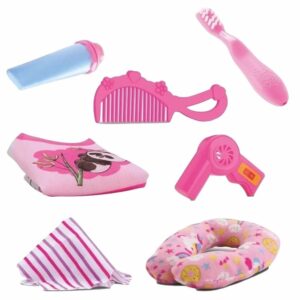 MUÑECA MENINA MY LITTLE VAMOS A VIAJAR CON ACCESORIOS COD IKDIV091 - Imagen 7