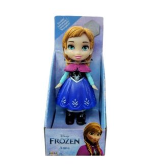MUÑECOS DISNEY 7 CM SURTIDOS VR6 227174 ANA VESTIDO AZUL Y NEGRO