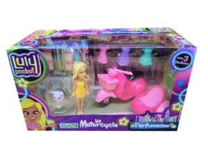 PLAYSET MUNECA MOTO Y ACCS LULY POCKET VR3 2428 VESTIDO AMARILLO - Imagen 5