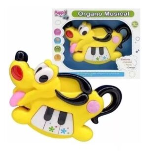 MINI ORGANO POPPI ANIMALITOS C/ LUZ Y SONIDO VR3 MIX3636D PERRO