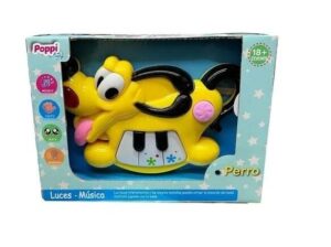 MINI ORGANO POPPI ANIMALITOS C/ LUZ Y SONIDO VR3 MIX3636D PERRO - Imagen 4