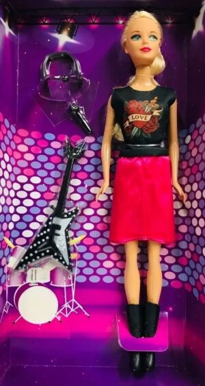 MUNECA KIARA ROCKSTAR CON GUITARRA B408 - Imagen 4