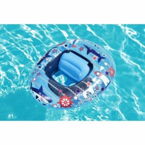 BOTE INFLABLE FONDO DEL MAR PARA BEBES BESTWAY VR2 34126 AZUL - Imagen 2