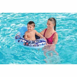 BOTE INFLABLE FONDO DEL MAR PARA BEBES BESTWAY VR2 34126 AZUL - Imagen 3