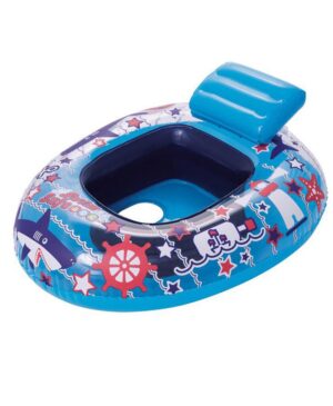 BOTE INFLABLE FONDO DEL MAR PARA BEBES BESTWAY VR2 34126 AZUL - Imagen 4