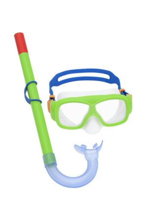 SET SNORKEL CLASICO BESTWAY SURTIDO 7 ANOS VR2 24035 SET VERDE - Imagen 5