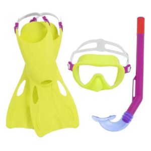 KIT DE BUCEO BESTWAY CLASICO SURTIDO 3 ANOS VR3 25039 KIT AMARILLO