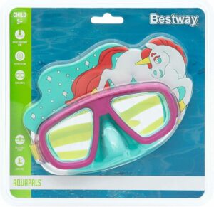 MASCARA DE BUCEO BESTWAY DE ANIMALITOS VR1 22064 UNICORNIO