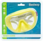 MASCARA DE BUCEO BESTWAY CLASICA SURTIDO 3 ANOS VR4 22057 MASCARA AMARILLA