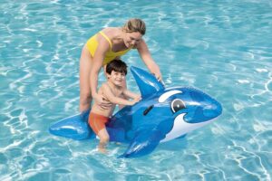 BESTWAY FLOTADOR BALLENA INFLABLE 157X94 CM COD 41037 - Imagen 6