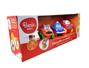 SET X 4 VEHICULOS PLASTISOL BENIC BABY VR2 BB150-A SET CON AUTO POLICIA - Imagen 4