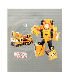 TRANSFORMERS VEHICULO CONSTRUCCION VR4 SY6078B-1 THROUGH SKY ARM - SY6078B-4 - Imagen 2