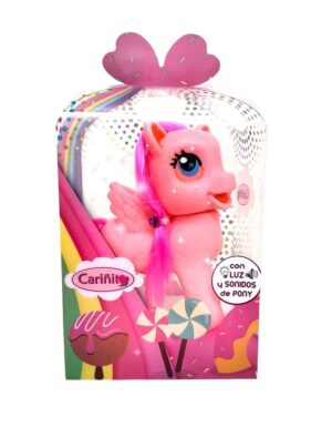 MUÑECA PONY CARIÑITO CON LUZ Y SONIDO VR1 946 ROSA