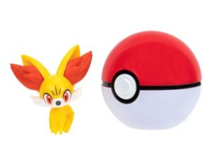 POKEMON POKEBOLA CON FIGURA 6 CM SURTIDOS VR12 95057 FENNEKIN POKE BALL - Imagen 4