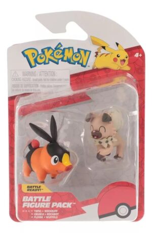 FIGURAS POKEMON EN BLISTER ORIGINAL VR18 95007 TEPIG - ROCKRUFF