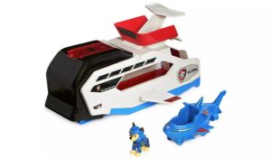 PAW PATROL AQUA PUPS PATRULLA CON CHASE COCHE Y LANZADOR DE VEHICULOS COD 17777 - Imagen 8