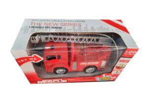 CAMION BOMBERO 1:20 FRICCION CON LUZ SONIDO AGUA COD 661-03 - Imagen 6