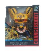 TRANSFORMER SUPER CHANGE ROBOT AUTO CON LUZ SONIDO VR2 9-82 AMARILLO