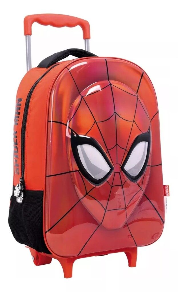MOCHILA CARRO 16 PULGADAS MASCARA SPIDERMAN COD 11740