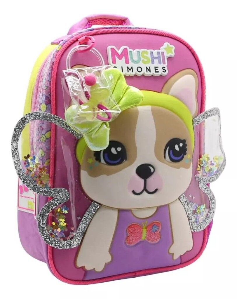 MOCHILA ESPALDA 12 PULGADAS SIMONES VR1 SI808 ROSA
