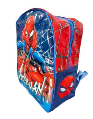 MOCHILA ESPALDA 12 PULGADAS SPIDERMAN VR2 11701 CELESTE Y AZUL - Imagen 5