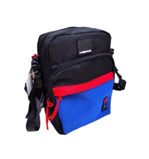 MORRAL BANDOLERA HEAD UNISEX AJUSTABLE VR1 27298 NEGRO Y AZUL