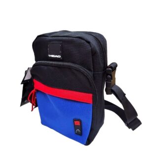 MORRAL BANDOLERA HEAD UNISEX AJUSTABLE VR1 27298 NEGRO Y AZUL - Imagen 4