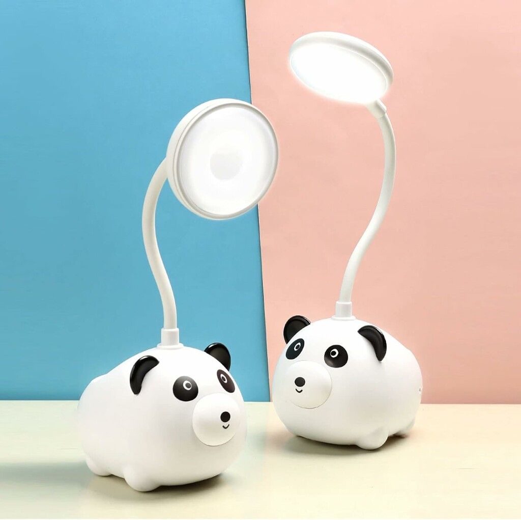 LAMPARA VELADOR ANIMALITO CON LUZ LED RECARGABLE COD 285-1 - Imagen 3