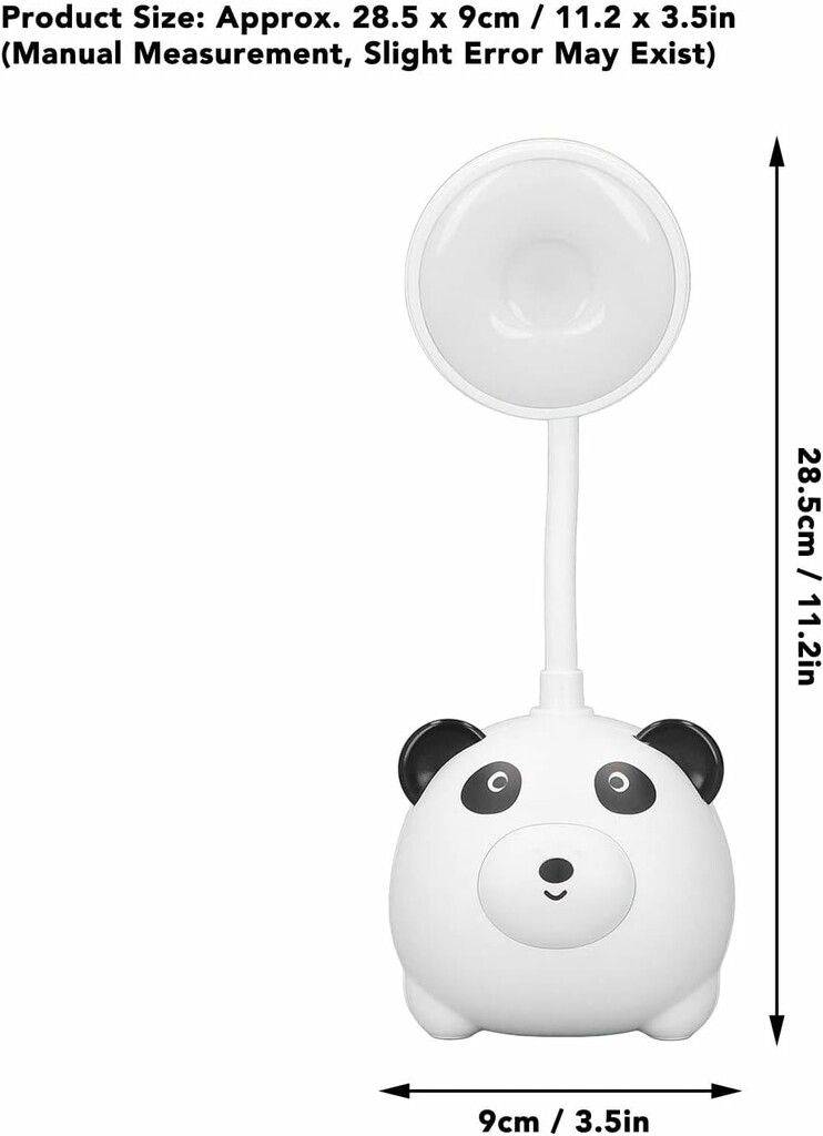 LAMPARA VELADOR ANIMALITO CON LUZ LED RECARGABLE COD 285-1 - Imagen 4