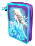 CARTUCHERA PVC FROZEN 2 PISOS C/ UTILES COD FA387