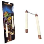 ARMAS NUNCHAKU PLASTICO MICHELANGELO TORTUGAS NINJA COD 123