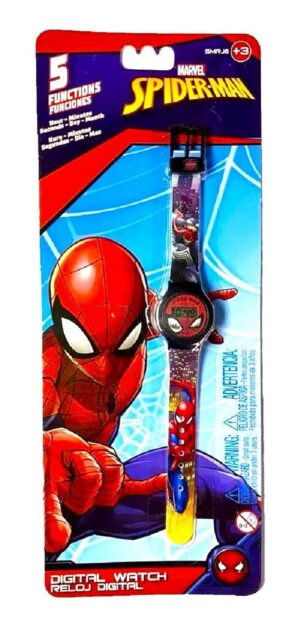 RELOJ DIGITAL SPIDERMAN ORIGINAL VR1 SMRJ6 NEGRO - Imagen 4