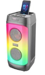 PARLANTE PORTABLE INALÁMBRICO BT CON KARAOKE Y LEDS COD NG-BT645