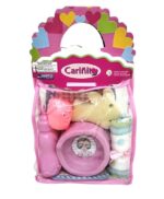 SET BOLSITO CARINITO CON ACCESORIOS PARA BEBOTE COD 0884