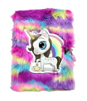 DIARIO INTIMO PELUCHE VARIOS MODELOS VR1AND-2551 UNICORNIO ARCOIRIS
