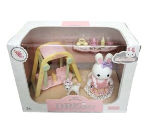 PLAYSET CONEJITO C/HAMACA Y ACCESORIOS VR1 6621-2 REMERA ROSA - Imagen 2