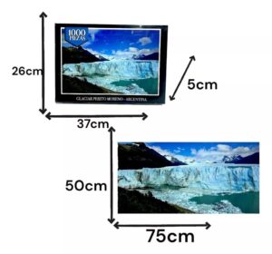 PUZZLE ROMPECABEZAS X 1000 PZS PAISAJES ARGENTINOS VR12 FD176 GLACIAR PERITO MORENO - Imagen 3