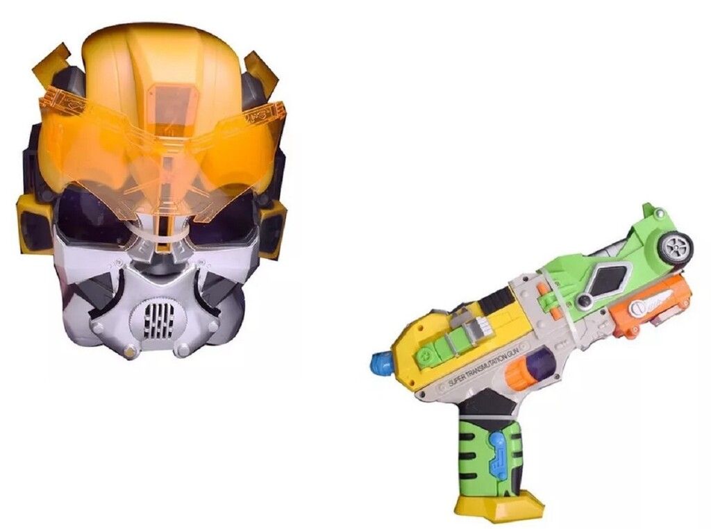 SET ARMA TRANSFORMERS CON MASCARA LUMINOSA COD 6803 - Imagen 4